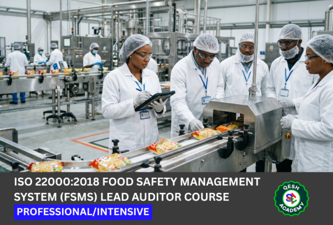 ISO 22000:2018 Food Safety Management System (FSMS) Lead Auditor Course