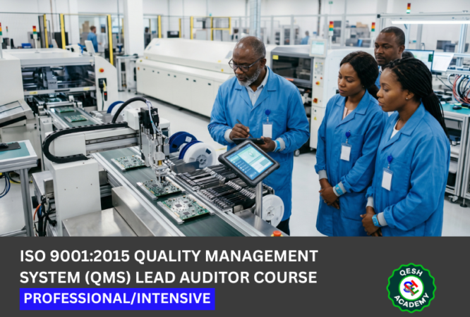 ISO 9001:2015 Quality Management System (QMS) Lead Auditor Course