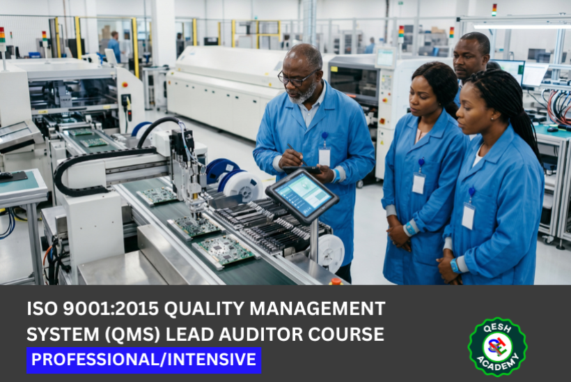 ISO 9001:2015 Quality Management System (QMS) Lead Auditor Course